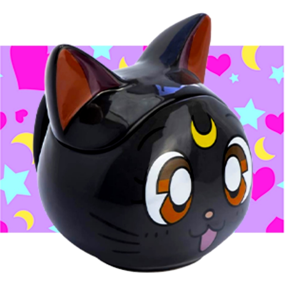 3D Luna Sailor Moon Cup/Mug with lid brand new